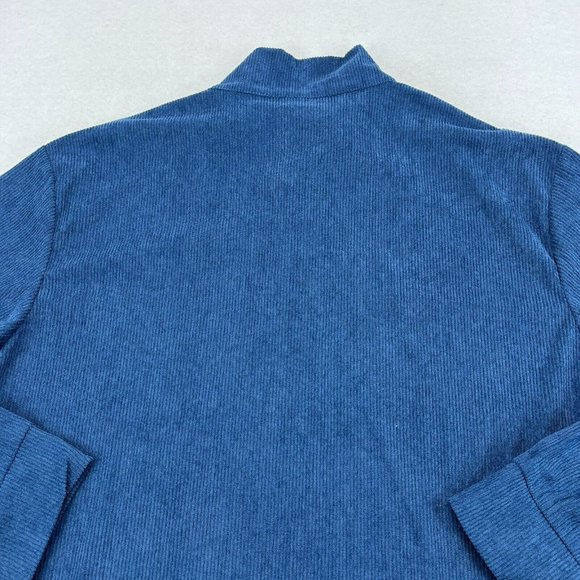 Hengsheng Jeans 1/4 Zip Sweater Shirt 2XL XXL Men's Corduroy Lightweight - Picture 10 of 11